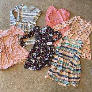 Lot of 6 Girls Dresses **2 NWT**